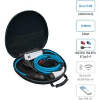 NRGKick 16A verlichte kabel, 10 meter, optimale kwaliteit