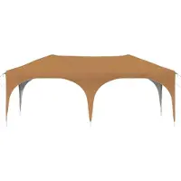 vidaXL Pop-up Feesttent 575 x 288 x 245 cm Beige Oxford Stof