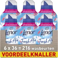 Lenor Fresh Air Wasverzachter - Fleurige bloesem - 6 x 36 Wasbeurten