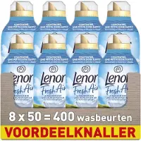 Lenor Fresh Air Wasverzachter - Zomerbriesje aan zee - 8 x 50 Wasbeurten