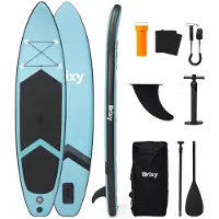 Brixy SUP Board - Opblaasbaar Paddle Board - Complete Set - 285 cm - Max. 150 kg - Mintgroen