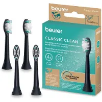 Beurer SC Classic Clean Opzetborstels - Zwart - 4 stuks