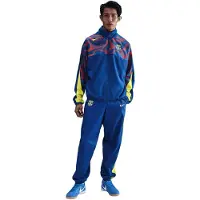 Nike FC Barcelona Woven Trainingsbroek 2025-2026 Donkerblauw Geel