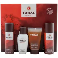 Tabac Herengeuren Tabac Original Cadeauset After Shave Lotion 50 ml + Bath & Shower Gel 50 ml + Deodorant Spray 50 ml + scheerschuim 50 ml