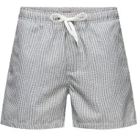 Only & Sons Zwemshorts 'ONSTed' groen / wit