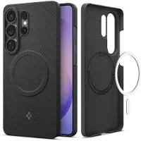 Spigen AirSkin Aramid MagSafe Galaxy S26 Ultra Hoesje Zwart