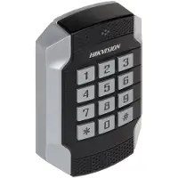 Hikvision DS-K1104MK, Vandaalbestendige kaartlezer met codetoetsen, MiFare