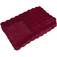 vidaXL Antislip deken van imitatie konijnenbont Olite 4 st 25.15 kg