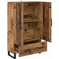 vidaXL Highboard Oud Hout Bewerkt hout