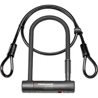 Trelock buigslot met houder, model ZB 401 U4 Flex, zwart, 102-230 mm, diameter 14 mm