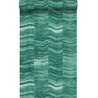 Origin Wallcoverings behang marmer motief smaragd groen - 337248 - 53 cm x 10,05 m