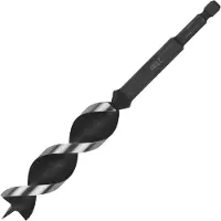 Wolfcraft - 20mm Slangenboor voor Houtbalken - 165mm - Zeskantschacht Houtboor - Hex - Boor voor Hout - 7138000
