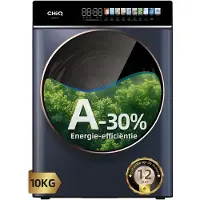 Chiq CW106581AX - Wasmachine - 10 KG - Full Service - Space Pro - A-30% - 13.5 Inch Led-Touchscreen - 12 programma's - AI Smart - Stoomwassen & Quick Wash - 12 jaar garantie op motor