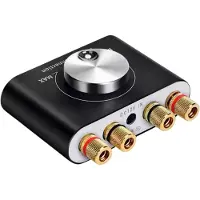 NÖRDIC SGM-173 Digitale audio versterker - Bluetooth 5.0 Audio ontvanger - Bluetooth naar Banaan stekker - USB, AUX - Zwart