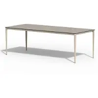 Tierra Outdoor 6-zits Eettafel Elegante Beige 220 X 90 X 74 Cm
