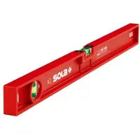 Sola Kunststof waterpas PF60 60cm 2 libellen 1,00mm/m rood - 01412801