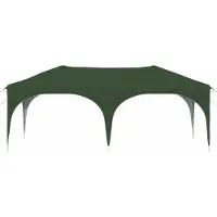 vidaXL Pop-up Feesttent 575 x 288 x 245 cm Groen Oxford Stof