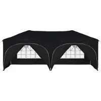 vidaXL Pop-up Feesttent 575 x 288 x 245 cm Antracietkleurig