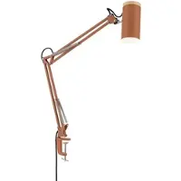 Orion Klemlamp Gili, rood, Werkkamer / Kantoor, metaal, Modern, Klemlamp
