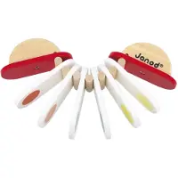 Janod Muziekinstrument Clac Clac - kleurrijk houten instrument voor kinderen