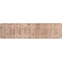 vidaXL Tapijt Runner MARSA Wit 50 x 200 cm Polyester en PVC