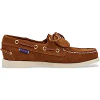 Sebago Dames Portland Artisan Ox leren loafers bruin (41), Leer, Plat, Veters, Casual 77131JW
