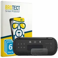 BROTECT Screenprotector 6 Stuks voor JBL Tuner 3 Beschermglas transparant