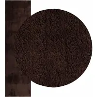 vidaXL Middelpolig zacht en wasbaar tapijt HUARTE Bruin 1000 x 80 cm