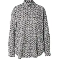 Marc O'Polo Blouse marine / bruin / wit