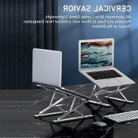 OEM Aluminium bureauhouder met 6 verstelbare standen, geschikt voor 15-inch laptops