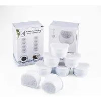 OEM Katfonteinfilter, koolstoffilter voor huisdieren, set van 8