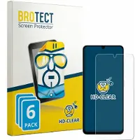 BROTECT - Screenprotector voor ZTE Blade A36 - Folie Beschermfolie transparant 6 Stuks