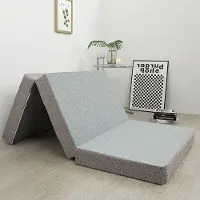 Markenlos Gastenzak met 15 cm traagschuim - Scheurvast, opvouwbaar design - 135 x 190 x 15 cm