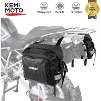 OEM Motortassen - 2 stuks - 25 liter per stuk - Waterdicht - Universeel - Afneembaar - 2 tassen van 34x15x31,5 cm - Zwart