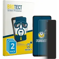 BROTECT - privacy screenprotector voor Huawei Enjoy 90 Plus - Folie Beschermfolie Blauwlichtfilter 2 Stuks