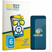 BROTECT Screenprotector 6 Stuks voor ZTE Nubia Focus 2 Beschermglas transparant