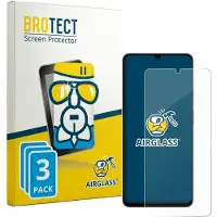 BROTECT Screenprotector 3 Stuks voor ZTE Blade A56 Beschermglas transparant