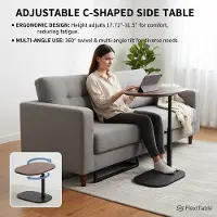 OEM Stalen frame tafel met C-vorm - Draaibaar en inklapbaar