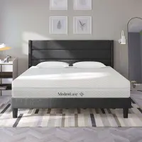 HAUSS SPOLE Koudschuim Matras 180x200 cm - 7-Zones Comfort - Wendbaar met Afneembare Wasbare Hoes - Koudschuim met Antislip Onderzijde - Wit - Met matras