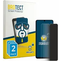 BROTECT - privacy screenprotector voor ZTE Blade A36 - Folie Beschermfolie Blauwlichtfilter 2 Stuks