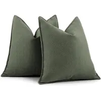 Unyqoos Zachte Chenille Sierkussenslopen voor Luxueuze Woon- en Slaapkamerdecoratie, Set van 2, 50 x 50 cm