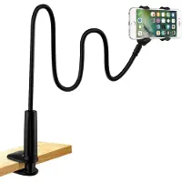OEM Flexibele telefoonhouder met een lange arm, ideaal voor comfortabel gebruik thuis en op kantoor