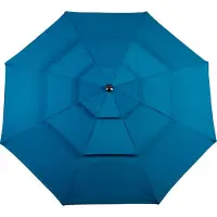 HAUSS SPOLE Parasol Dubbelzijdig – 4,5 M – Staal – Donkerblauw – Grote Schaduw Voor Tuin Terras En Zwembad – Kantelbaar