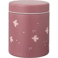 Fresk Thermos Lunchbox 500 ml - RVS Voedselcontainer – BPA-vrij – Lekvrije dop – Thermosbeker – Food Jar tot 6 Uur Warm – Lunchpot - Voedselpot - Paars - Swallow