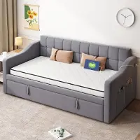 HAUSS SPOLE Pocketvering Matras 90x190 cm - Ergonomische Drukverdeling H3 - Rolbaar Geleverd - Stof en Metaal - Wit