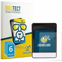 BROTECT Screenprotector 6 Stuks voor Asixxsix Bike Computer Beschermglas transparant