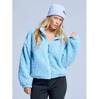 Poederbaas Fluffy Jacket Dames - Four Seasons Ice Blue - Maat S