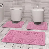 Unyqoos Badkamer tapijtset - Compleet badkamerset met antislip en snel drogende eigenschappen