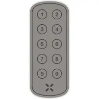 Black X codepaneel xPad ovaal 100x42 mm voor Smart Lock - wit