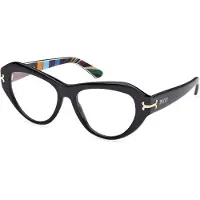 Emilio Pucci Bril - - EP5263 - Glanzend zwart - Acetaat voorkant - 54/17/140